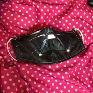 Darth Vader Face Mask Fabric one size Adult
